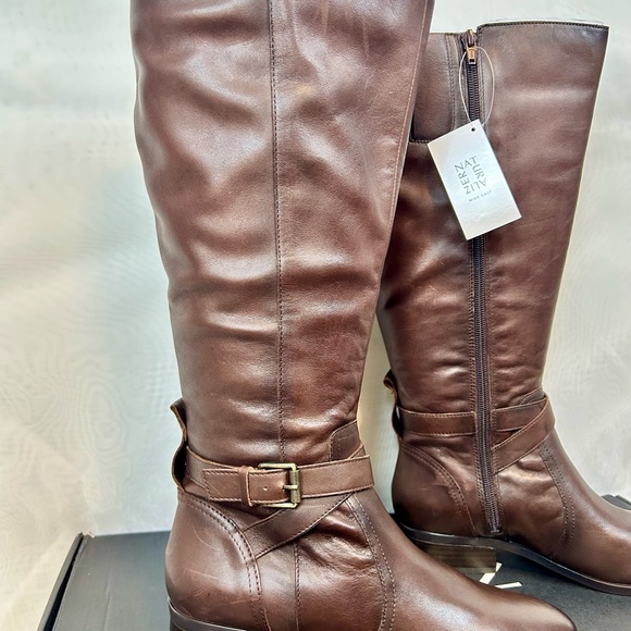 NIB Naturalizer Women's Rena 2 Wide Calf Knee High Block Heel Riding Boots Sz 7M - Picture 4 of 14